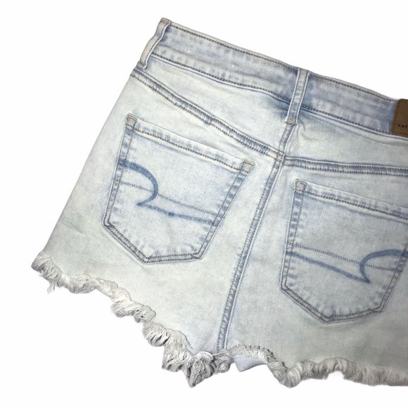 American Eagle Hi-Rise Shortie Mom Shorts 4 - Picture 7 of 8